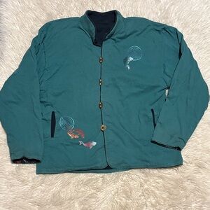 🌀Stunning reversible jacket 🐠